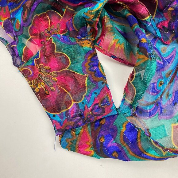 Vintage Victoria’s Secret Ruffled Sheer Teddy Lingerie Bodysuit Size M - Picture 7 of 12